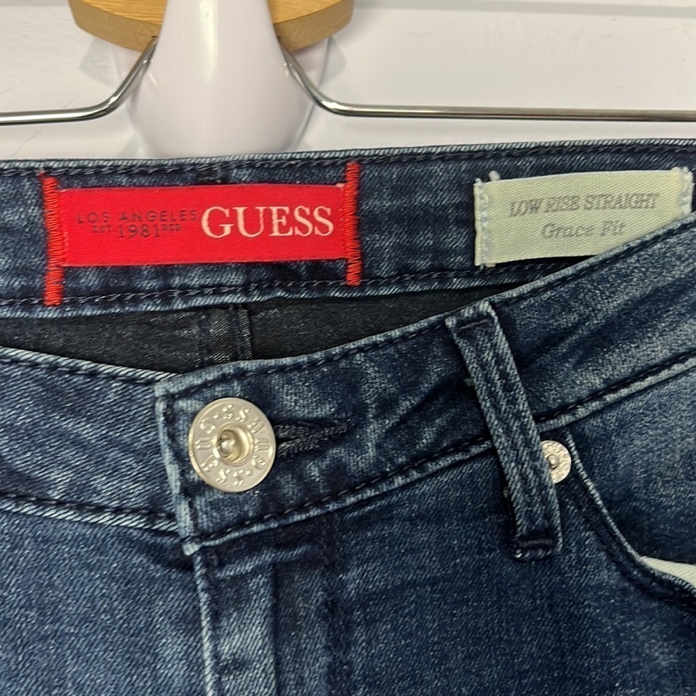 Guess Low Rise Straight Leg Jeans - Picture 2 of 9
